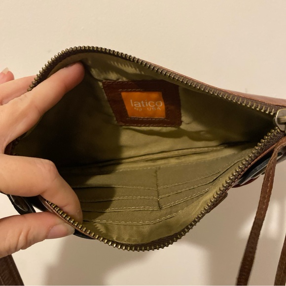 Latico Brown and Orange Leather Patch - Picture 11 of 13